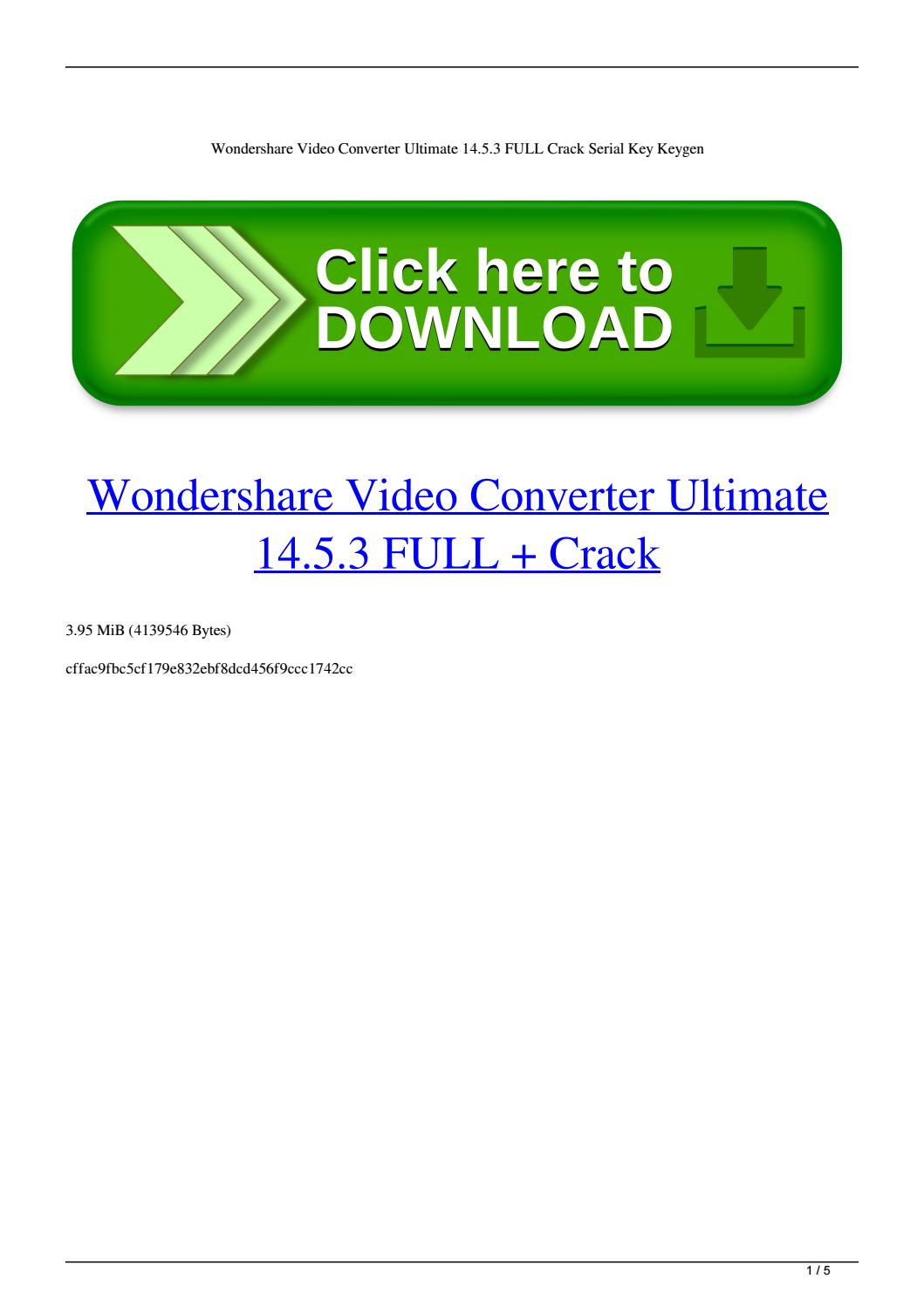Wondershare Video Converter Registration Code Mac Download